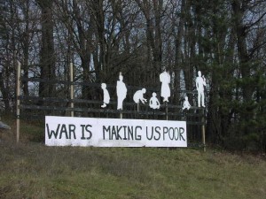 war is making us poor